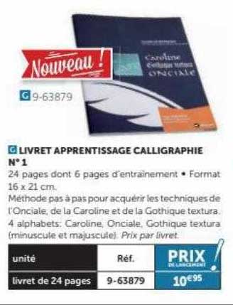 livret apprentissage calligraphie n°1