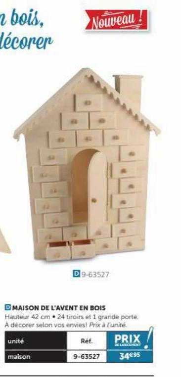 maison de l'avent en bois