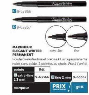 marqueur élégant writer permanent