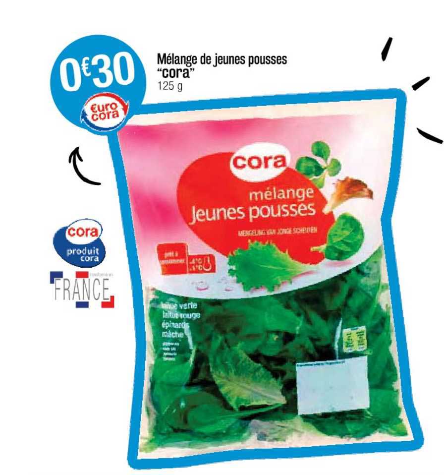 mélange de jeunes pousses "cora"