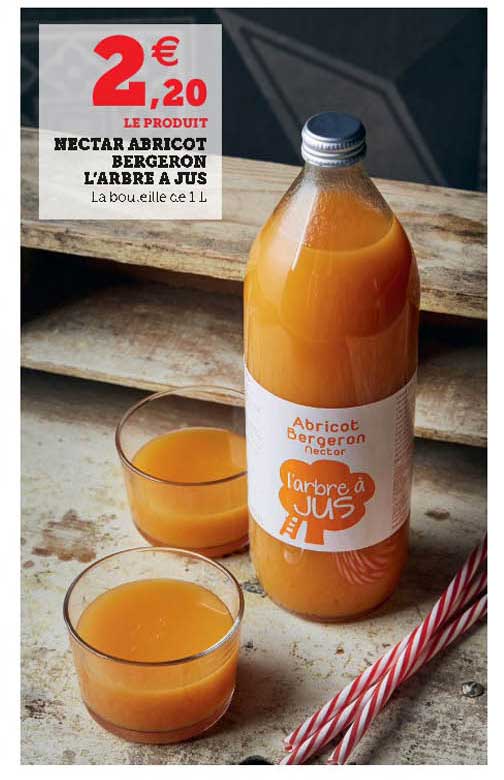nectar abricot bergeron l'arbre à jus