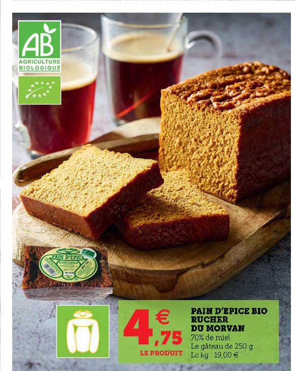 pain d'épice bio rucher du morvan