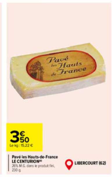 pavé les hauts-de-france le centurion