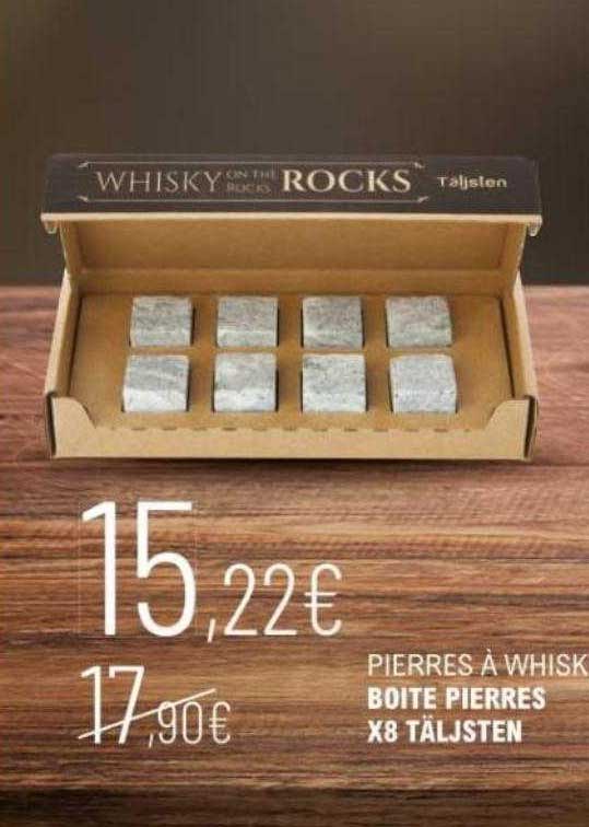 pierres à whisky boîte pierres x8 täljsten