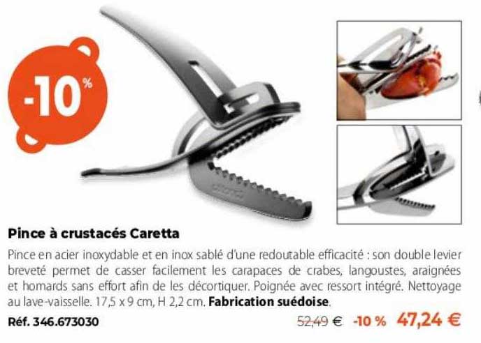 pince à crustacés caretta
