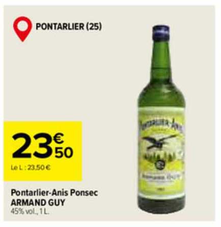 pontarlier-anis ponsec armand guy
