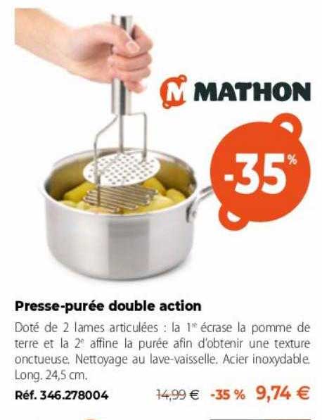 presse-purée double action