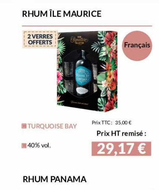rhum île maurice turquoise bay
