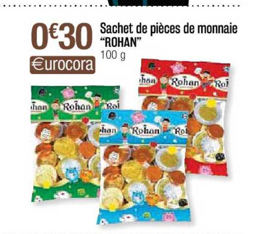 sachet de pièces de monnaie "rohan"