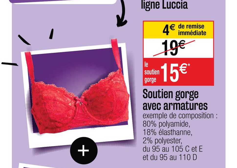 soutien gorge avec armatures