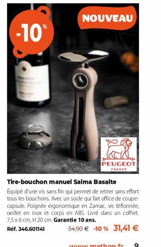 tire-bouchon manuel salma basalte