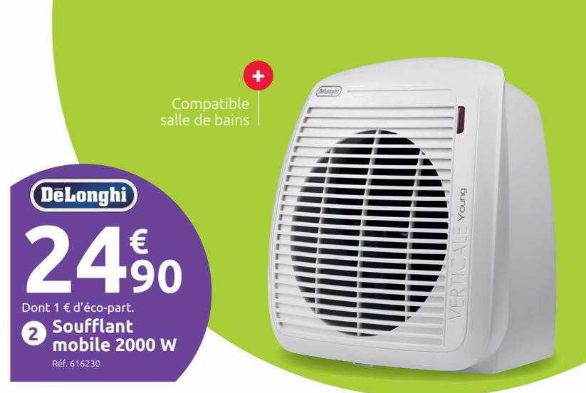 soufflant mobile 2000w dëlonghi