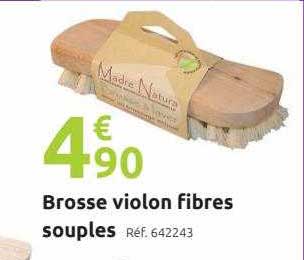 brosse violon fibres souples