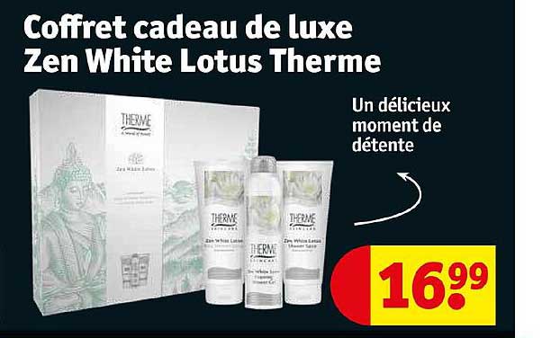 Coffret Cadeau De Luxe Zen White Lotus Therme