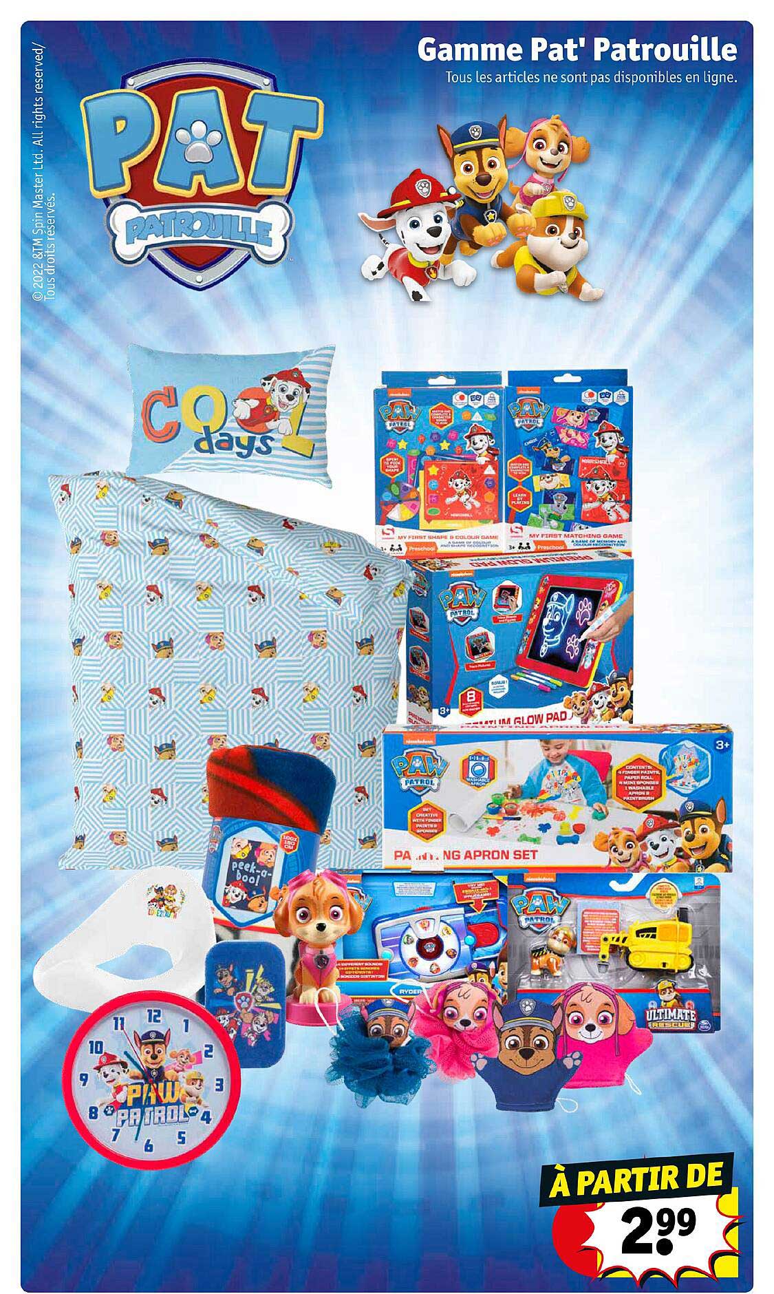 Gamme Pat'patrouille