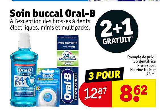soin buccal oral-b