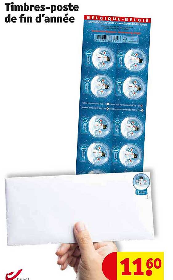 timbres-poste de fin d'année