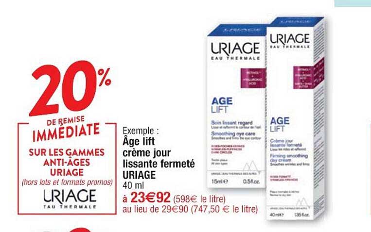âge Lift Crème Jour Lissante Fermeté Uriage