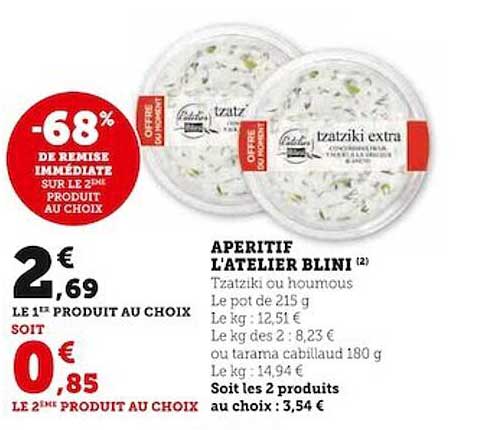 apéritif l'atelier blini