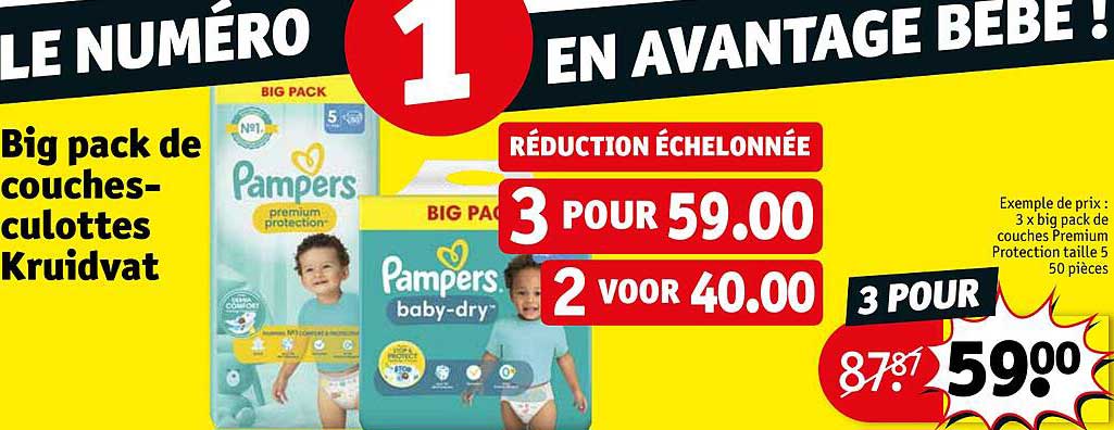 big pack de couches-culottes kruidvat