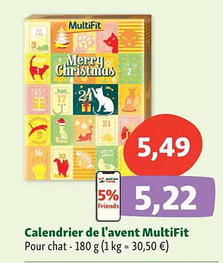 calendrier de l'avent multifit