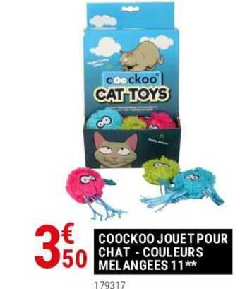 coockoo jouet pour chat - couleurs mélangées 11