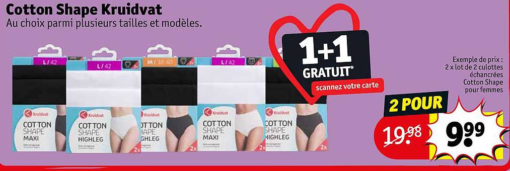 cotton shape kruidvat