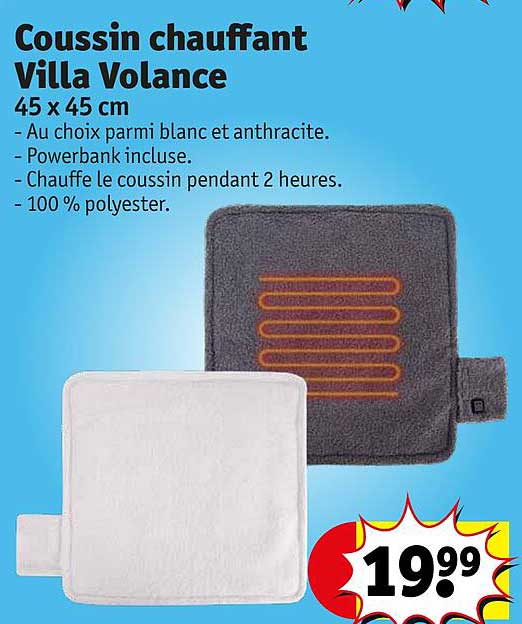 coussin chauffant villa volance
