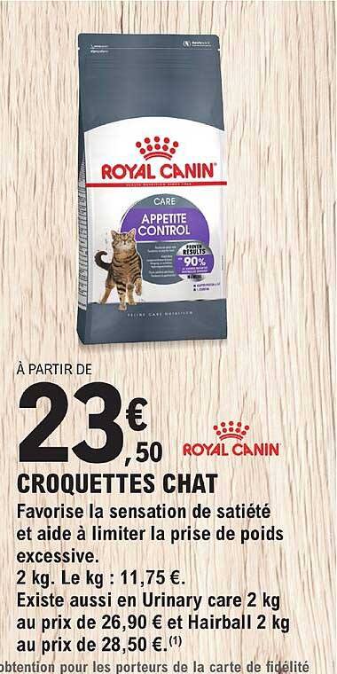 croquettes chat royal canin