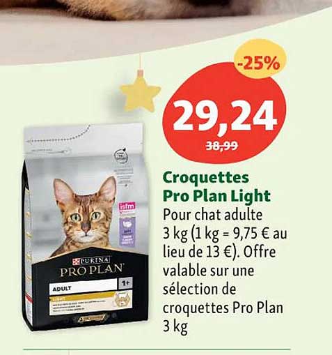 Croquettes Pro Plan Light