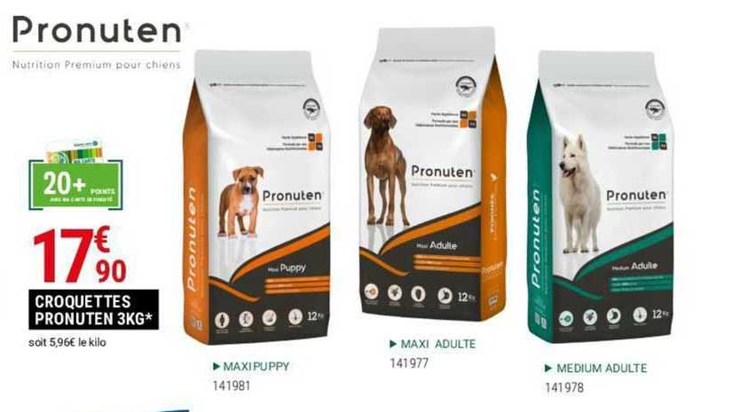 croquettes pronuten 3 kg