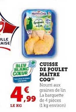 cuisse de poulet maître coq