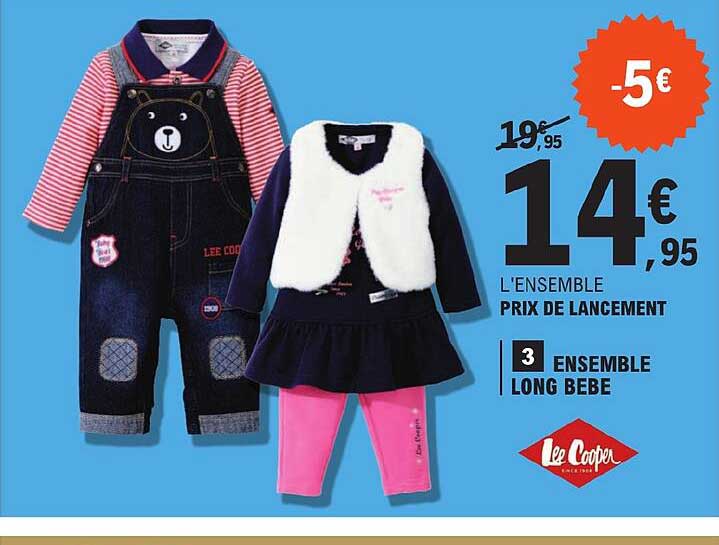 ensemble long bébé lee cooper