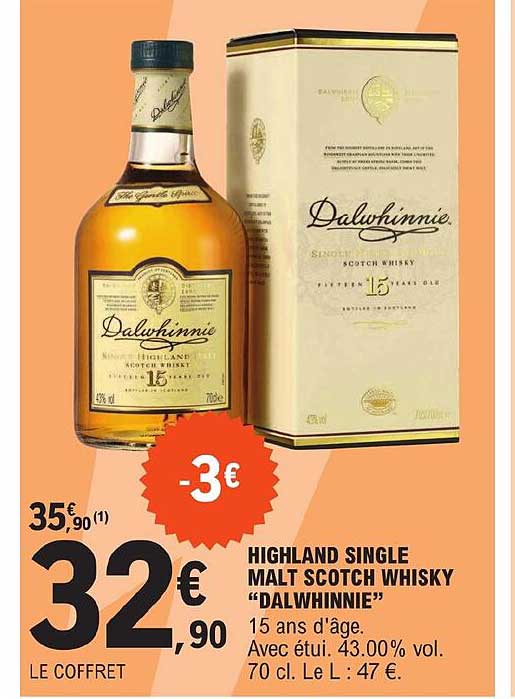 highland single malt scotch whisky "dalwhinnie"