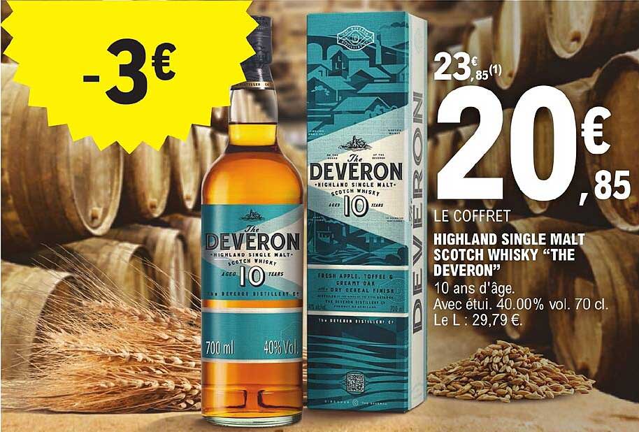 highland single malt scotch whisky "the deveron"