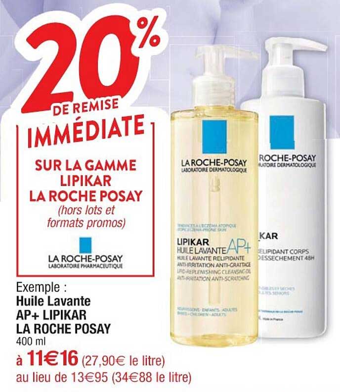 huile lavante ap+ lipikar la roche posay
