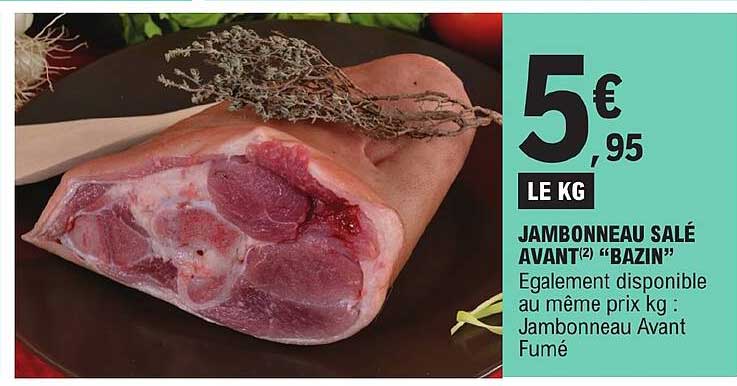 jambonneau salé avant "bazin"