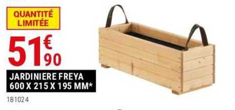 jardinière freya 600 x 215 x 195 mm