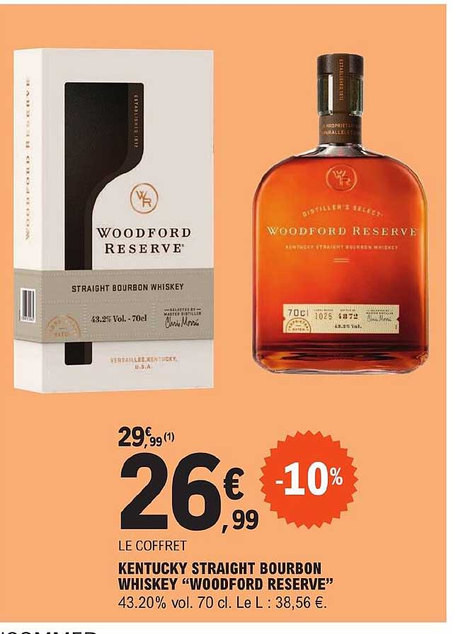 kentucky straight bourbon whiskey "woodford réserve"