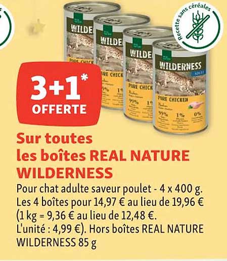 les boîtes real nature wilderness