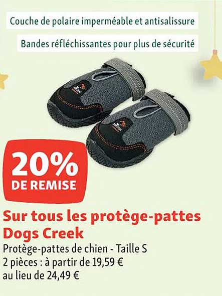 les protège-pattes dogs creek