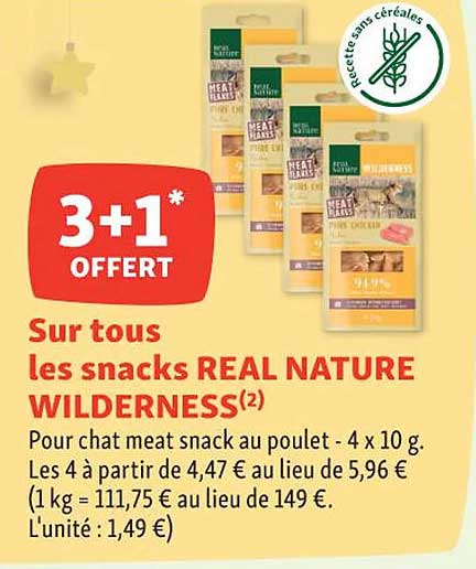 les snacks real nature wilderness
