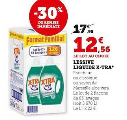 Lessive Liquide X-tra