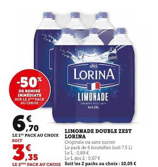 limonade double zest lorina