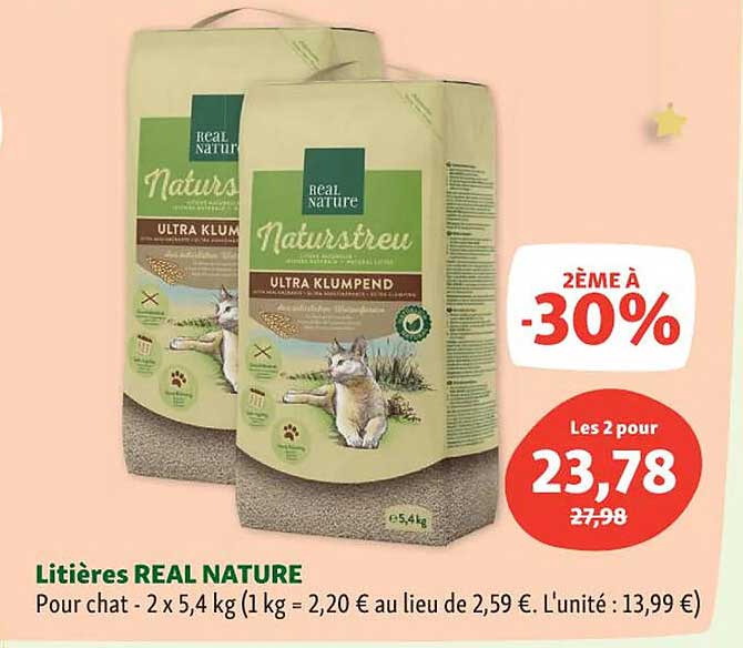 litières real nature