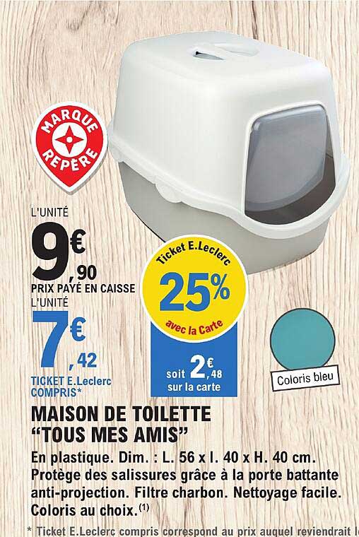 maison de toilette "tous mes amis"
