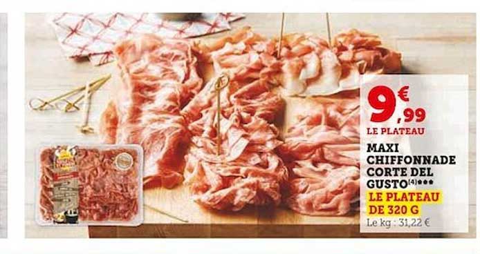 maxi chiffonnade corte del gusto