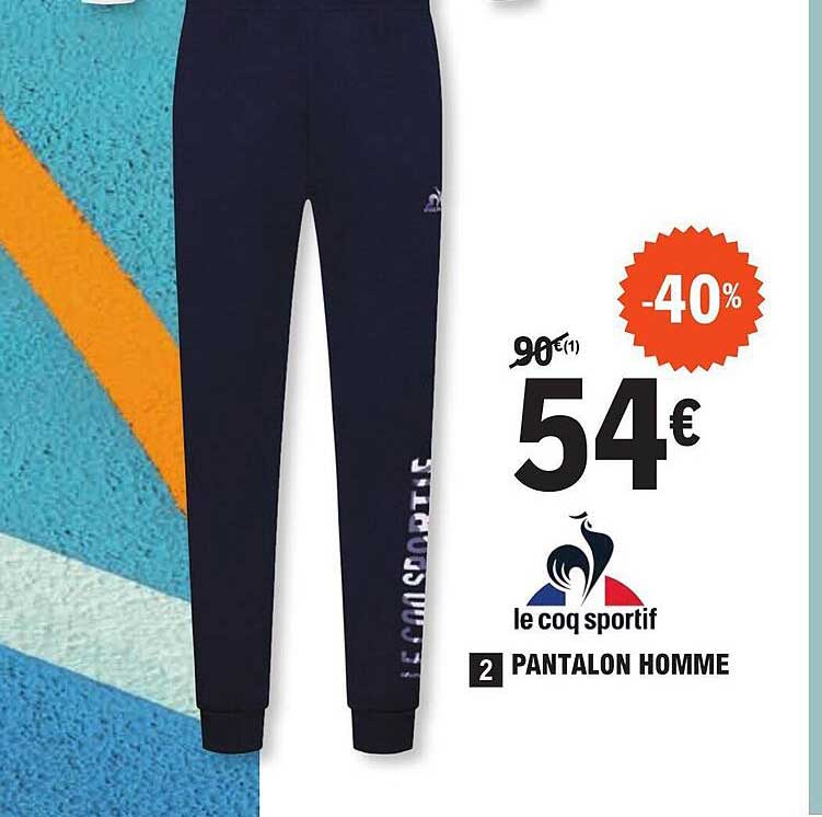 pantalon homme le coq sportif