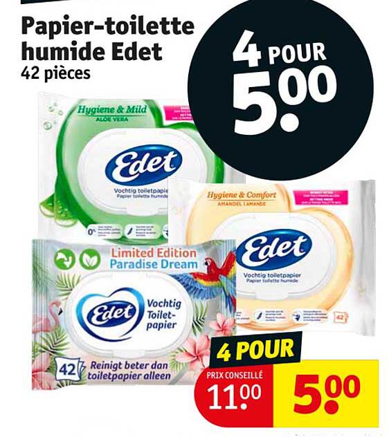 papier-toilette humide edet