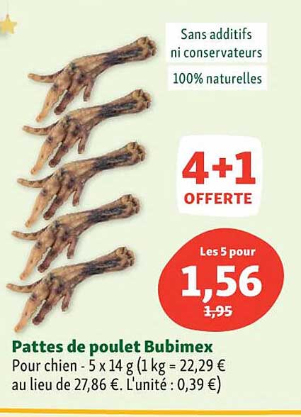 pattes de poulet bubimex